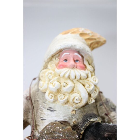 Nature Stanta in Birch Jacket with Welcome Sign, 13" by Gerson - Picture 2 of 4